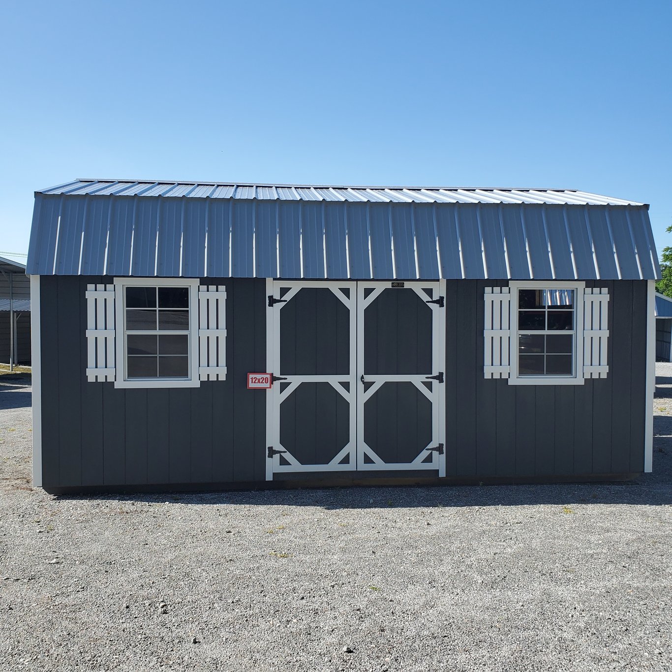 12x20 High Wall Barn 1030H