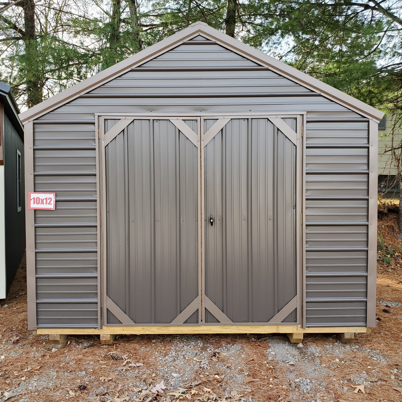 10x12 Metal Economy Shed 1073