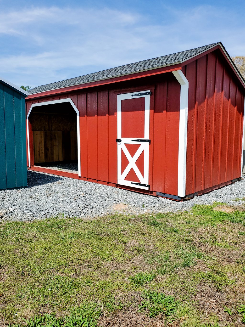 10x22 Run in Shed w/TR 1097GC