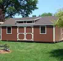 Cottage storage shed