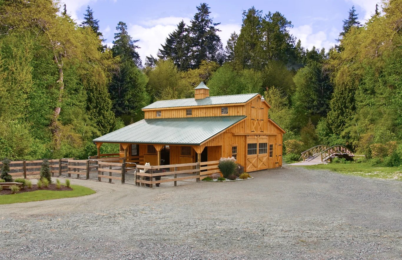 different types of barns