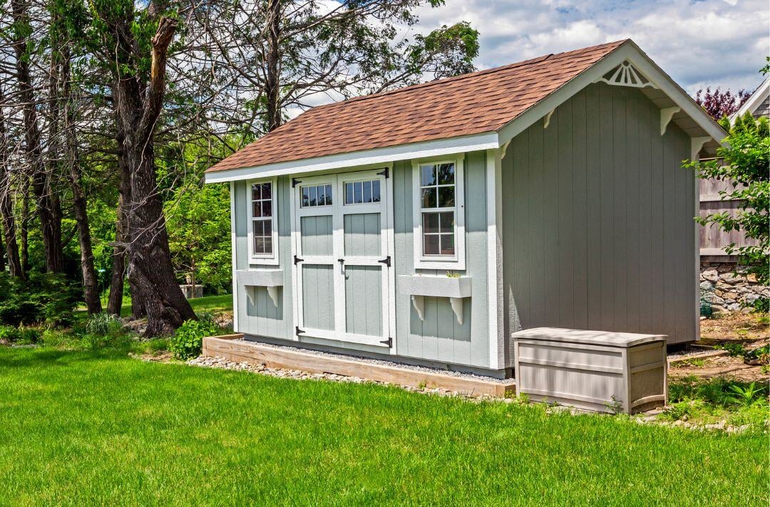 exterior shed decorating ideas