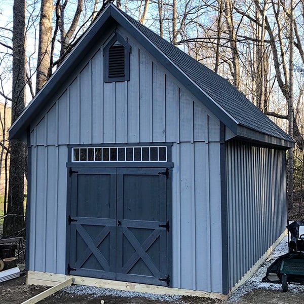 metal vs wood shed