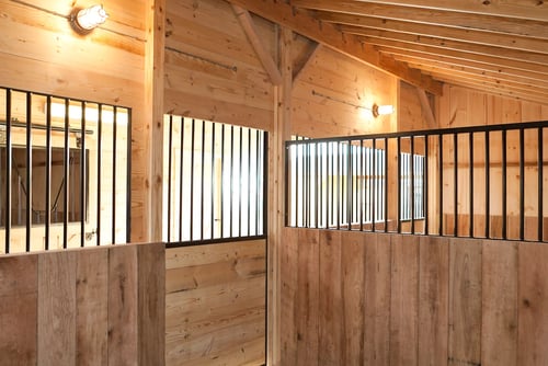 monitor barn house interior