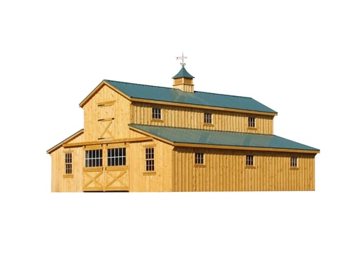 monitor style pole barn