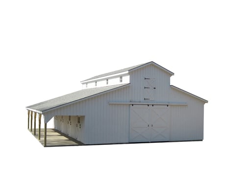 white monitor barn