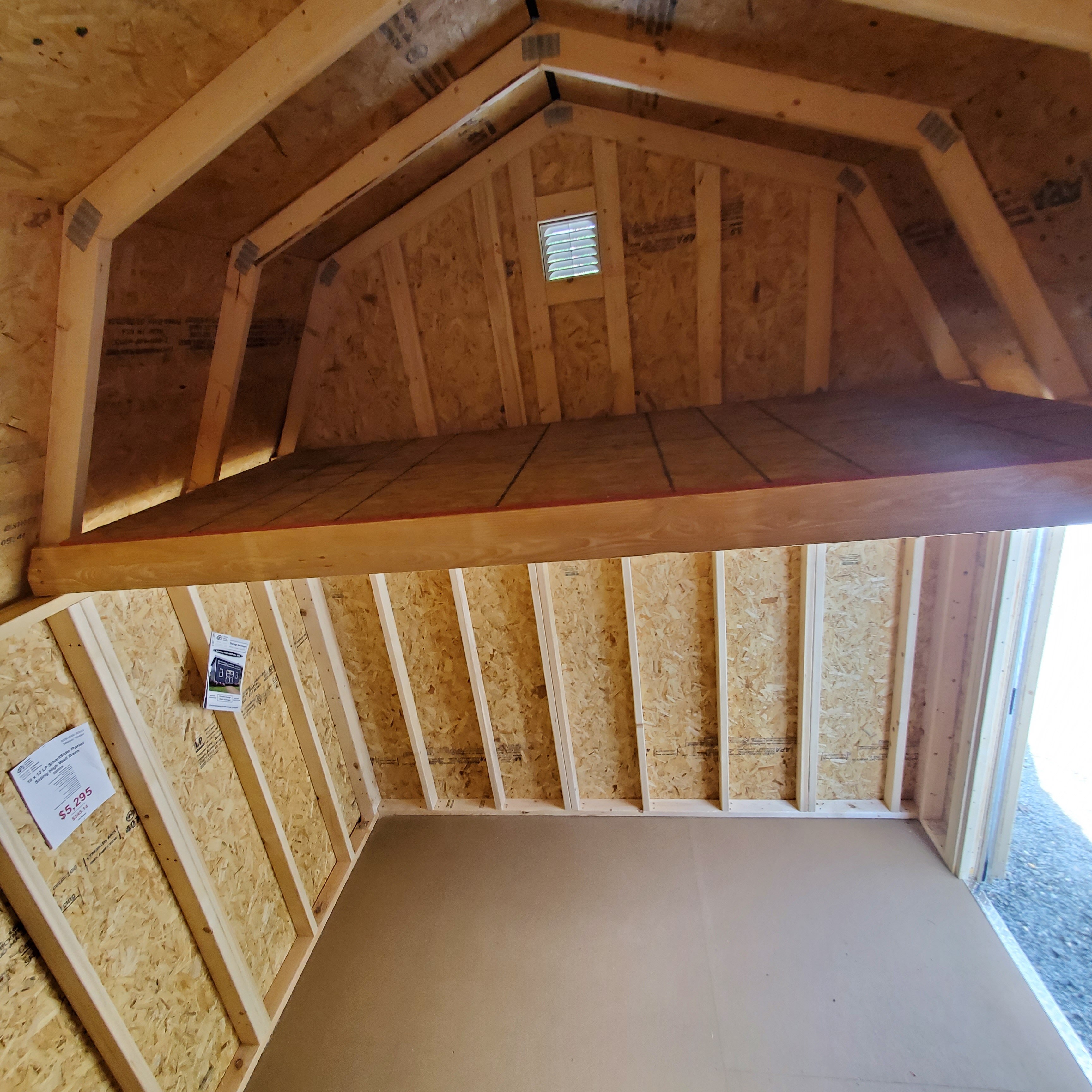 :Image: 10x12 High Wall Barn - 1014h3