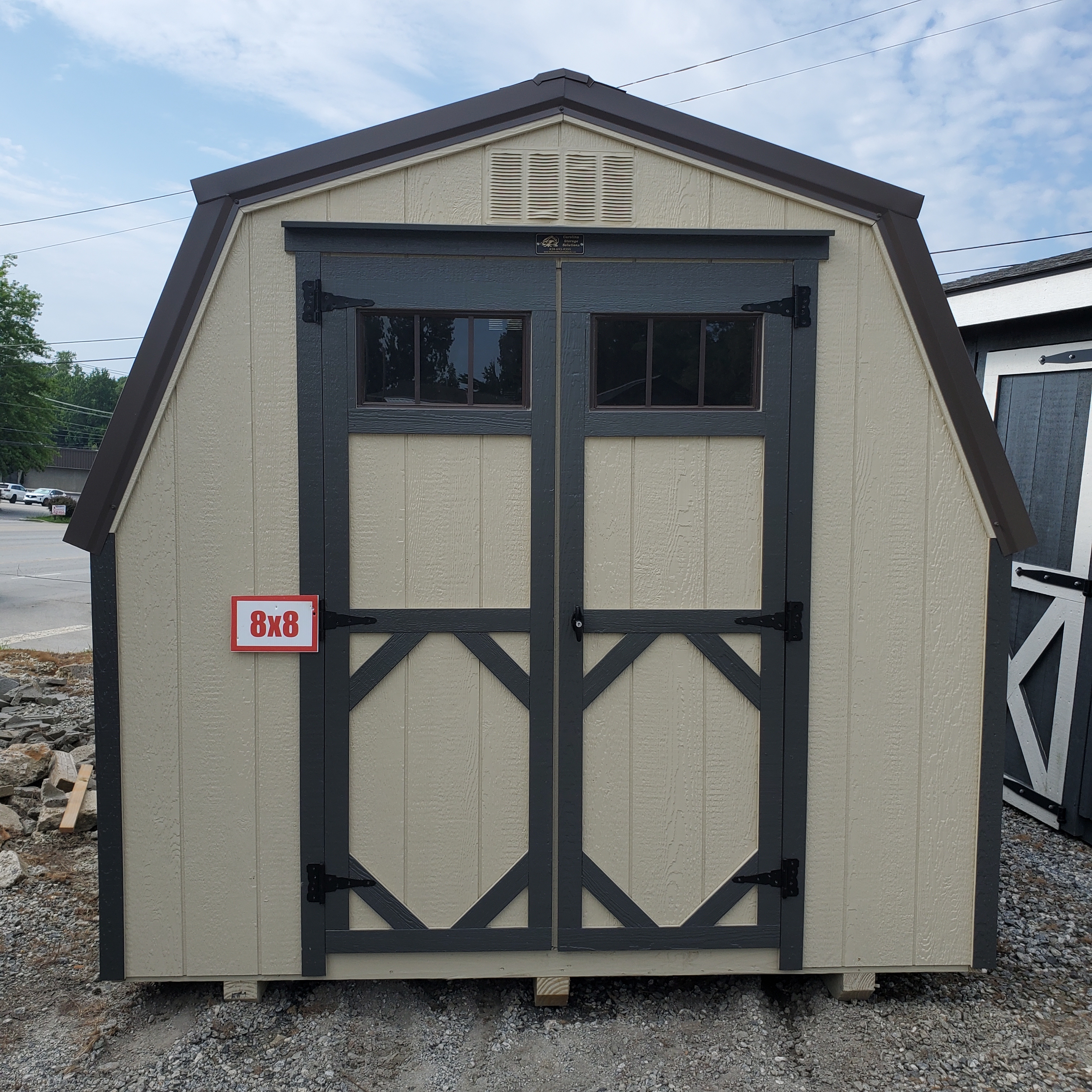 :Image: 8x8 Low Wall Shed 1048H1
