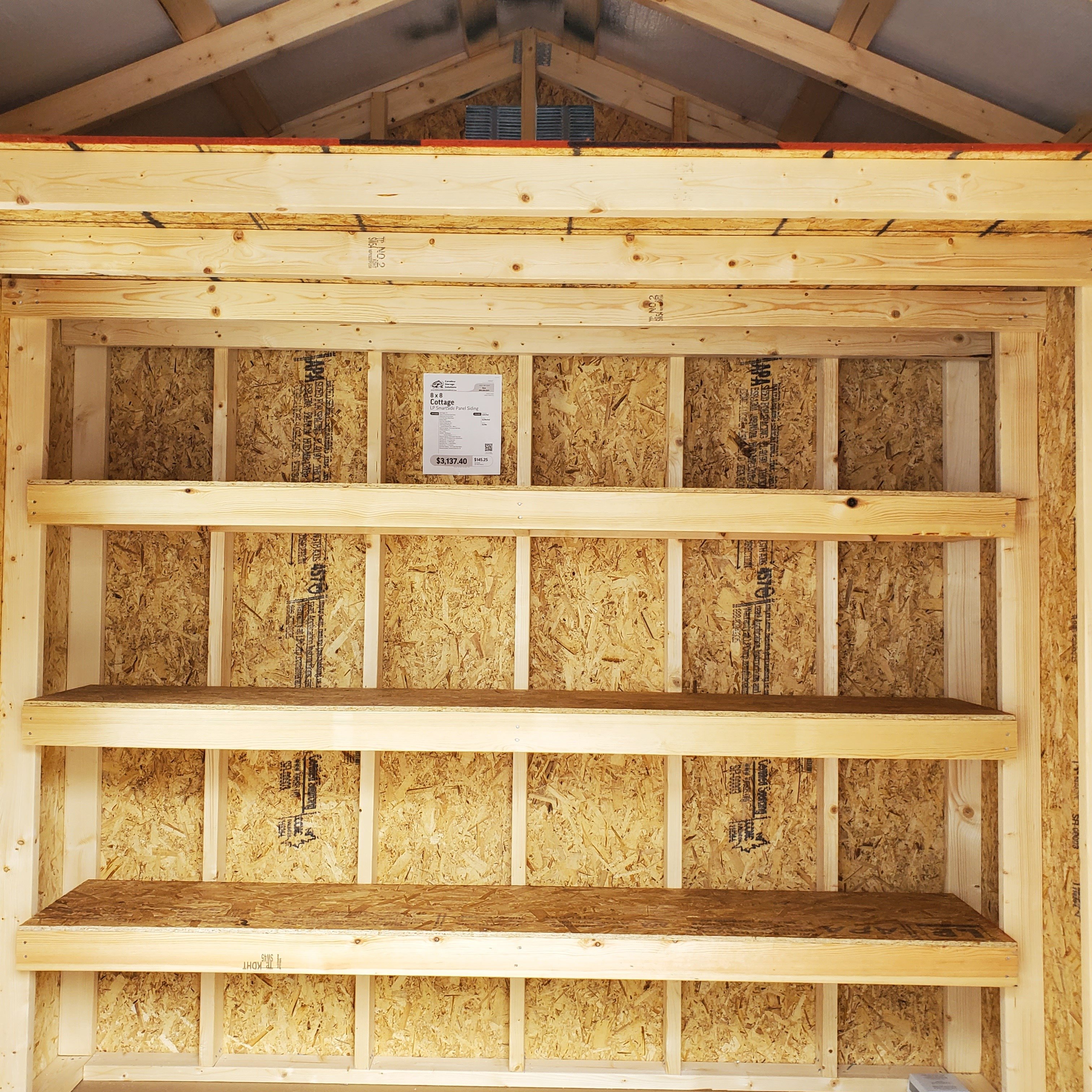 :Image: 8x8 Cottage Shed 1056H3