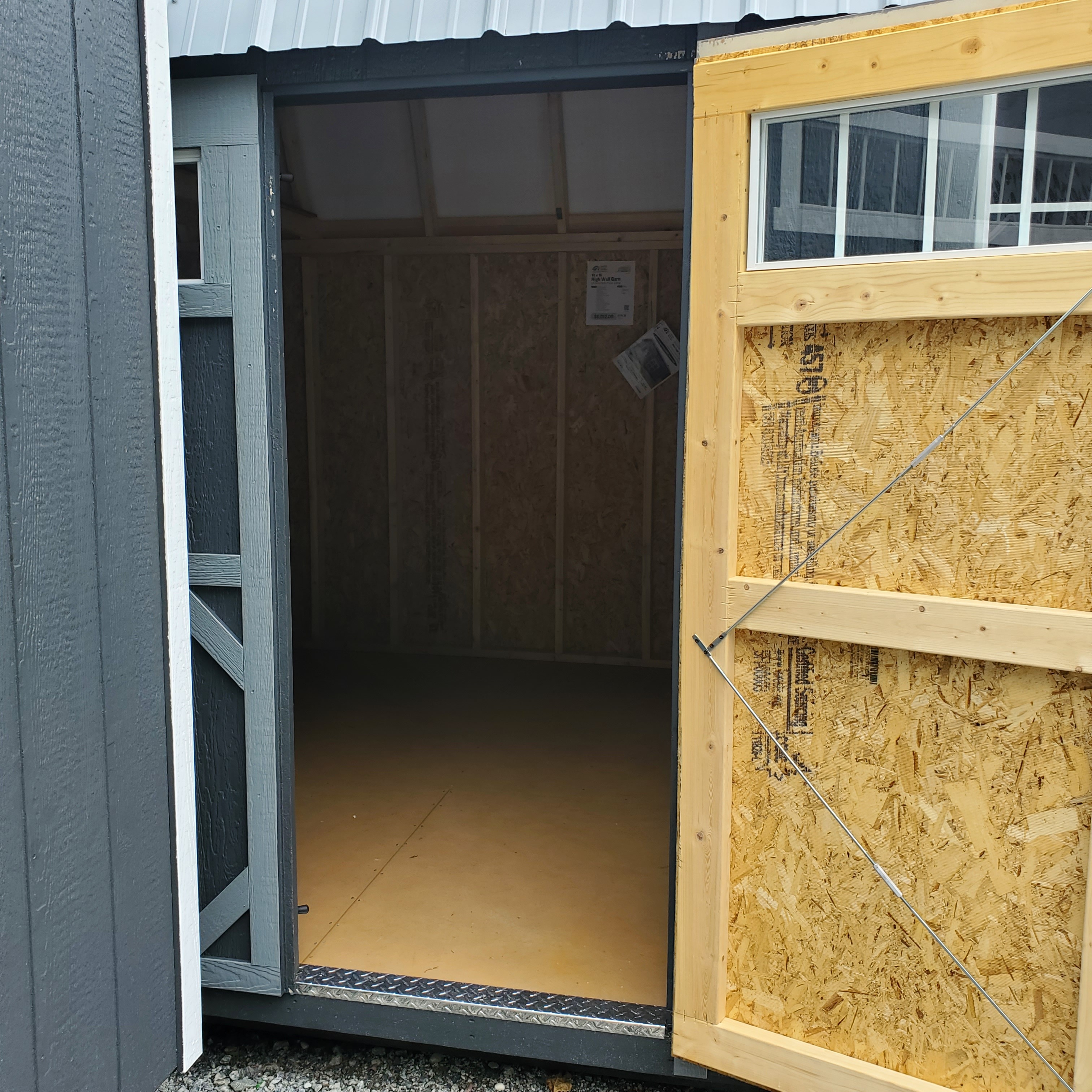 :Image: 10x16 High Wall Barn 1064H 2