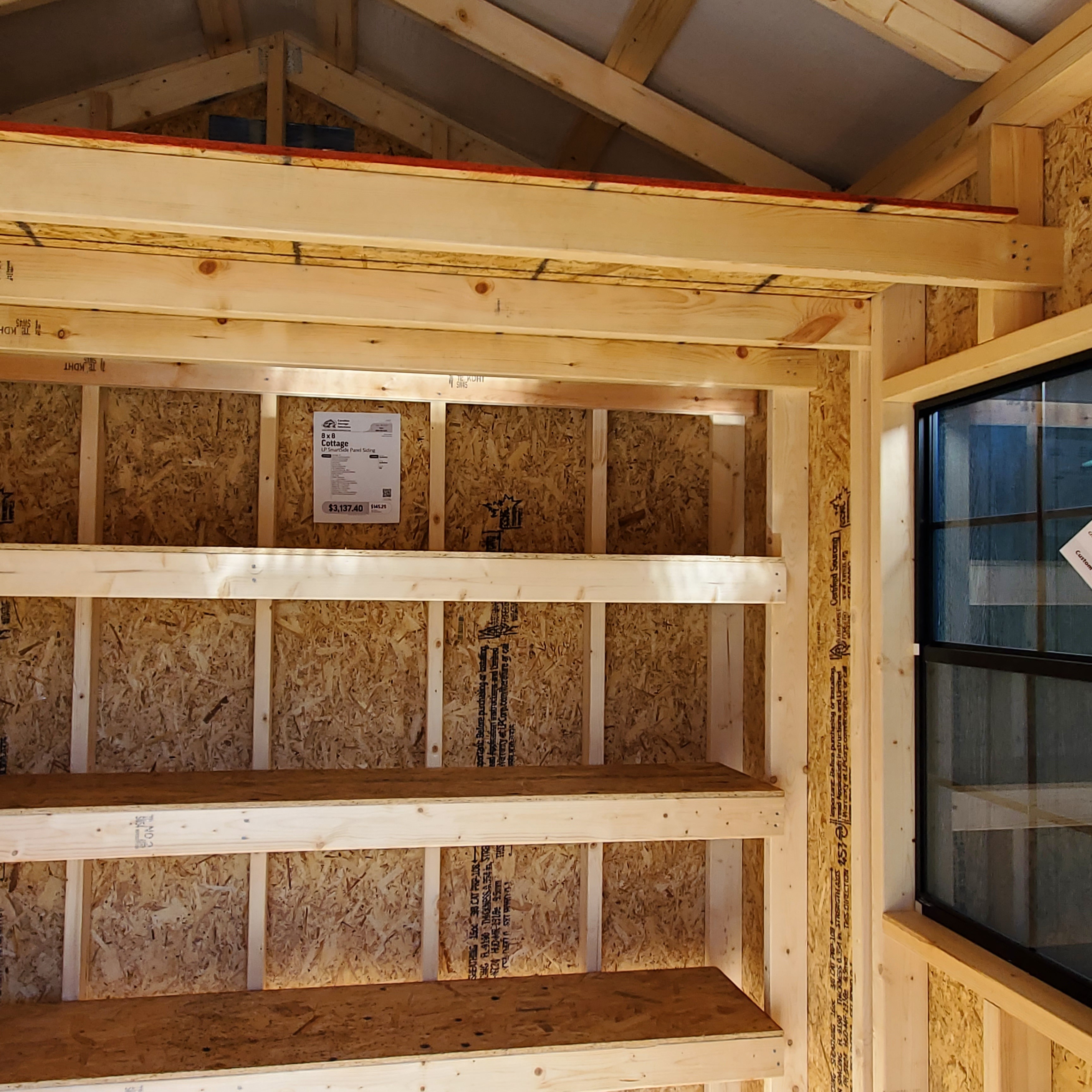 :Image: 8x8 Cottage Shed 1070H3