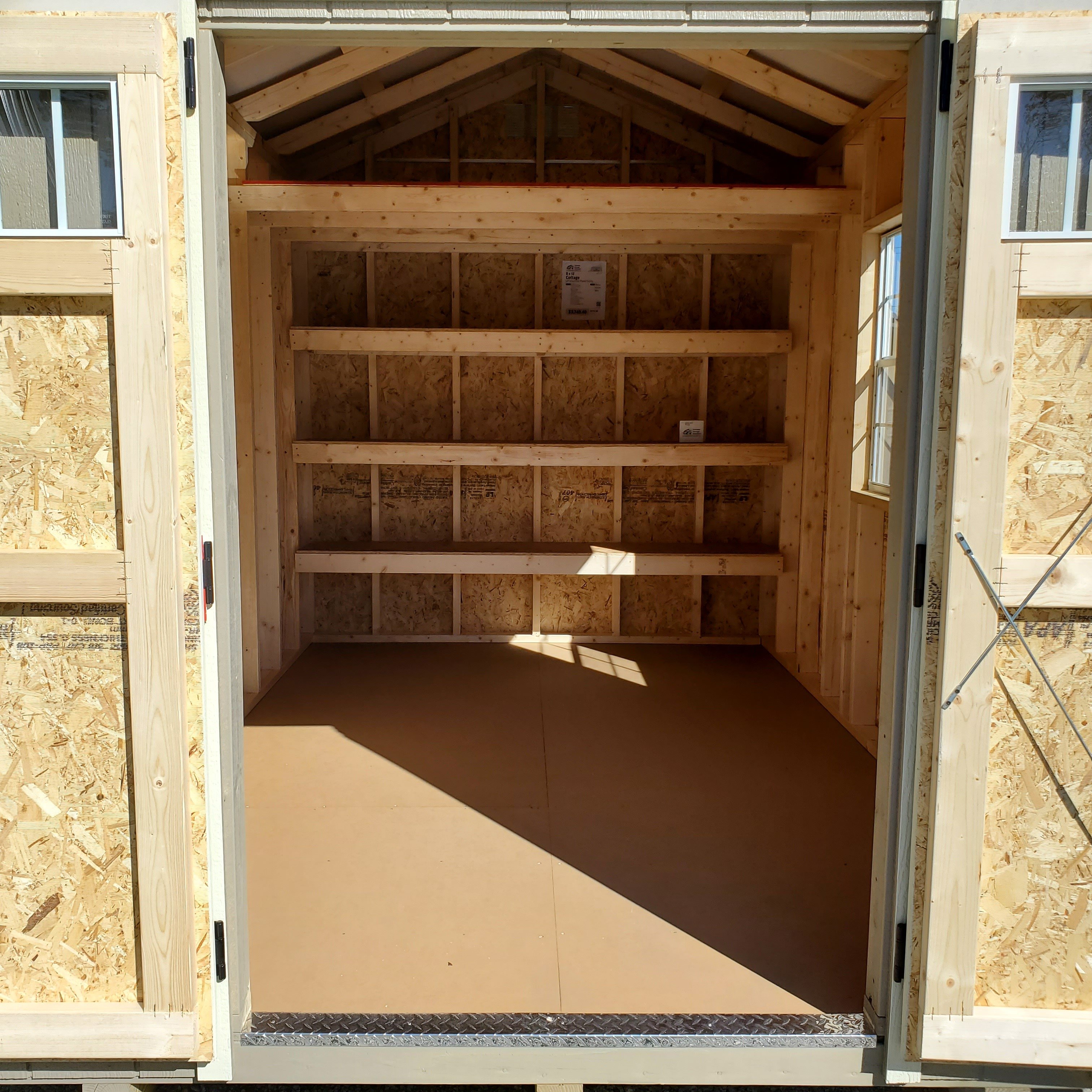 :Image: 8x12 Cottage Shed 1071HAC2