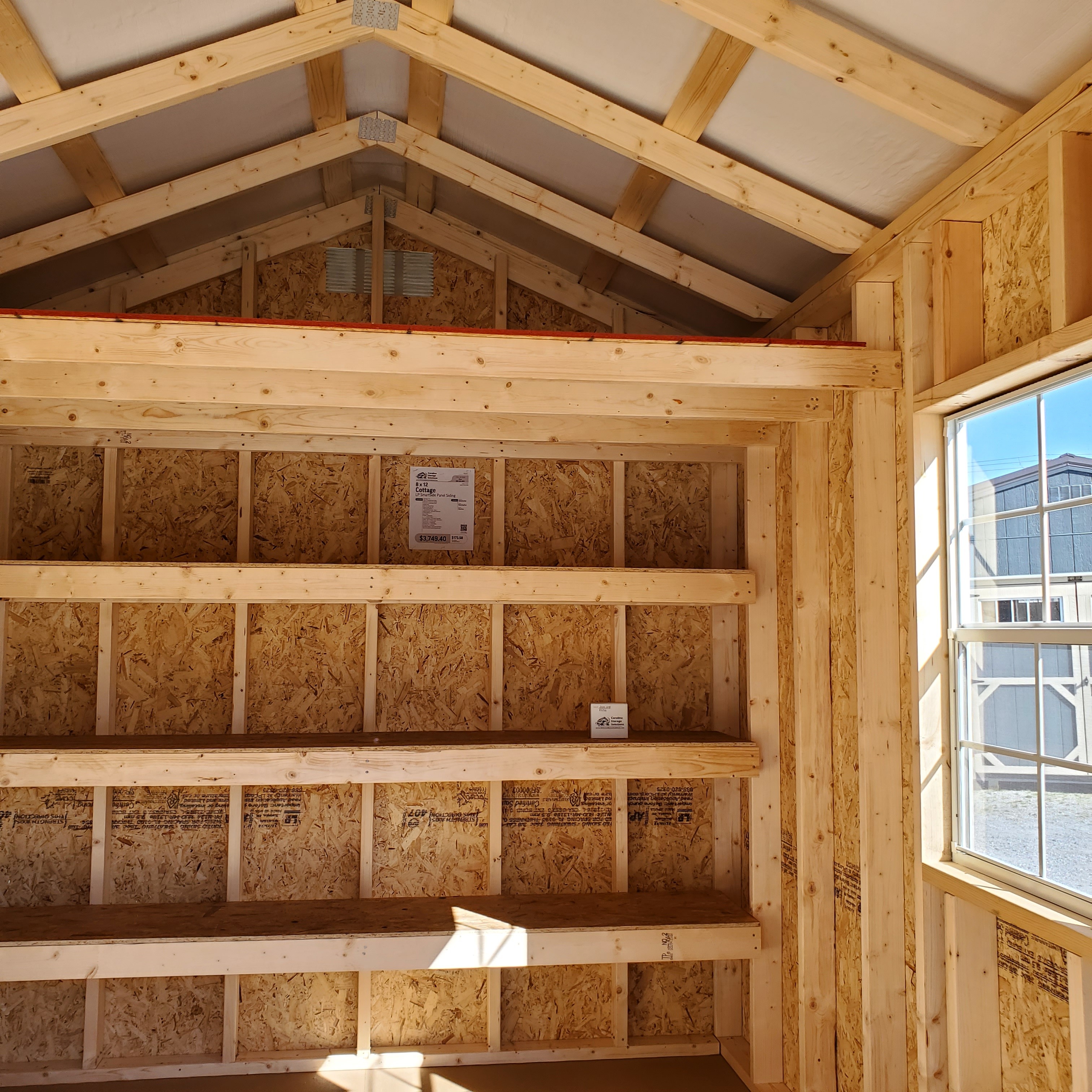 :Image: 8x12 Cottage Shed 1071HAC3