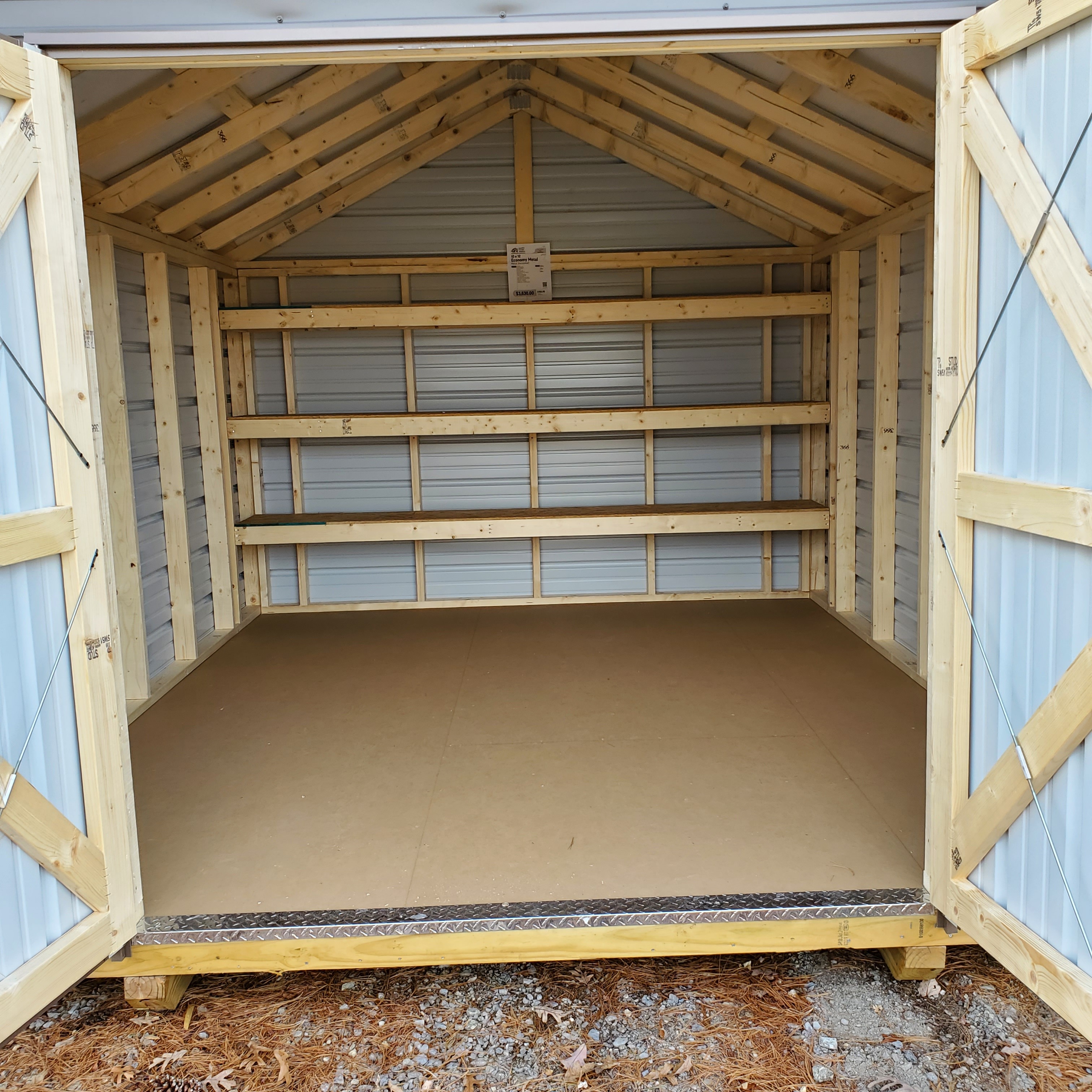 :Image: 10x12 Metal Economy Shed 10732