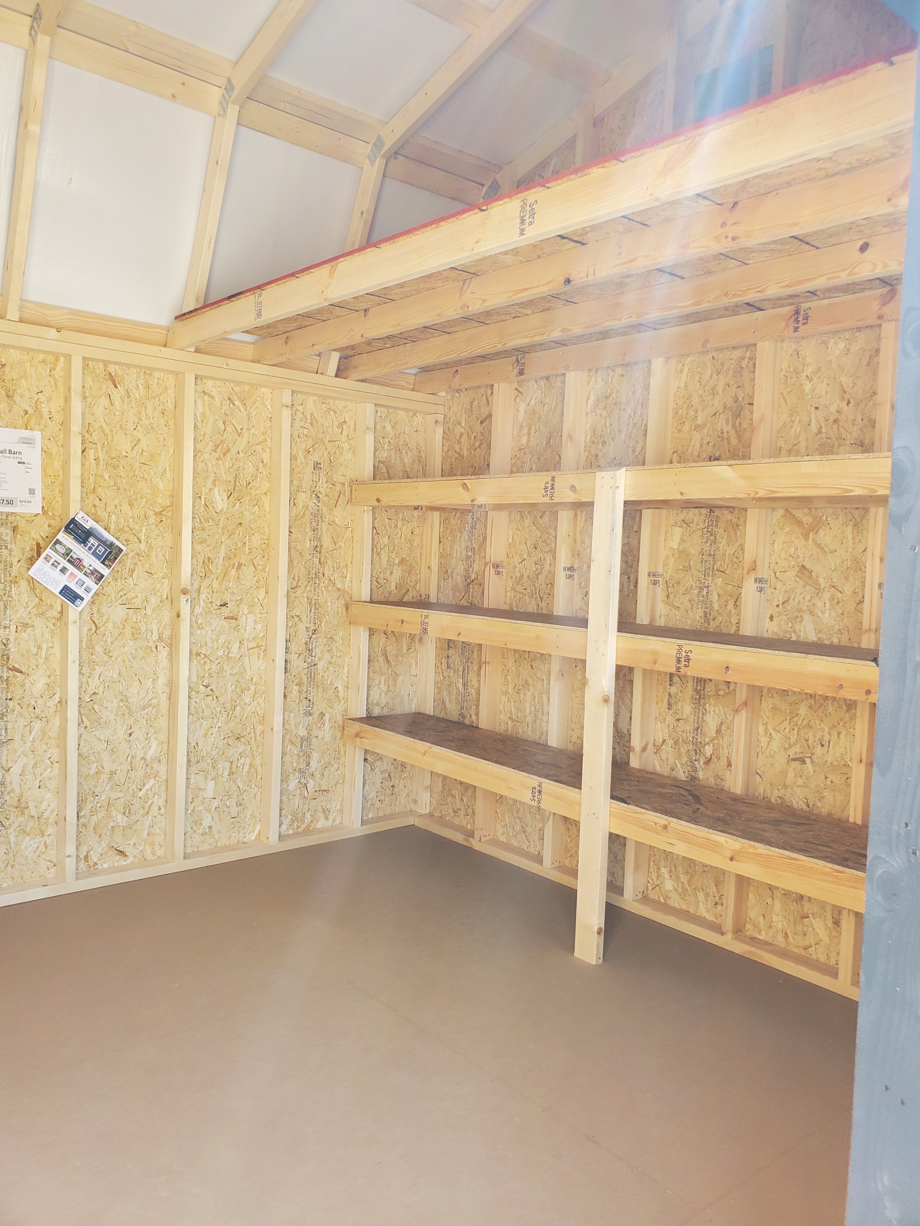 :Image: 10x12 High Wall Barn 2015GC3
