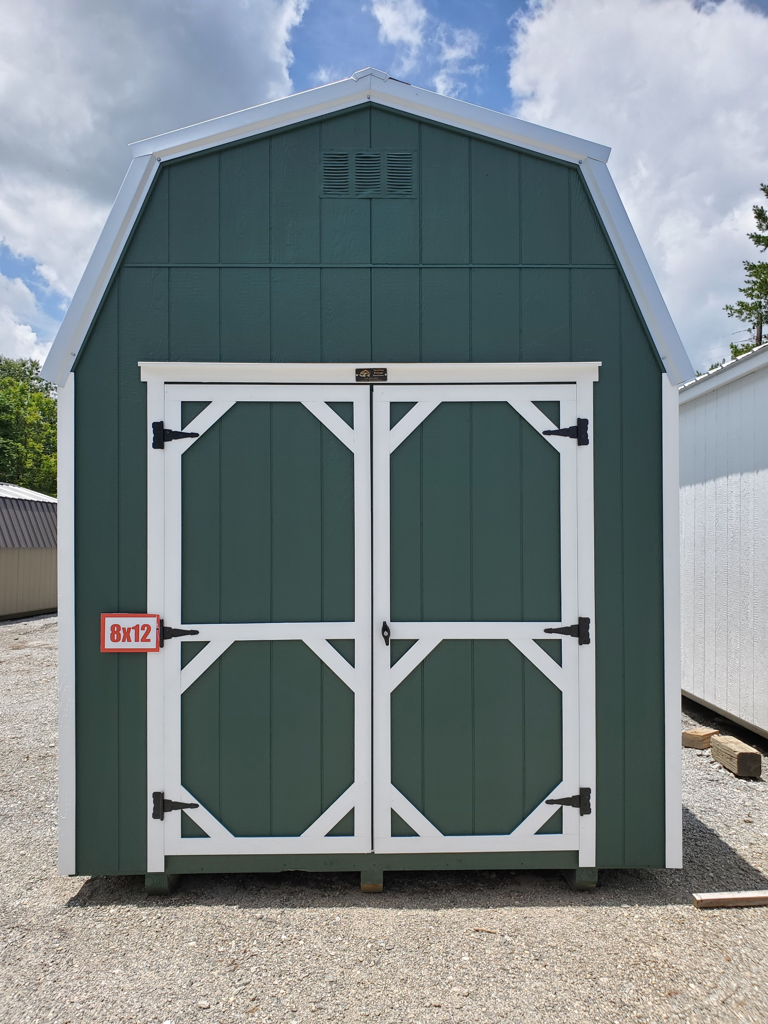 :Image: 8x12 High Wall Barn 2018H1