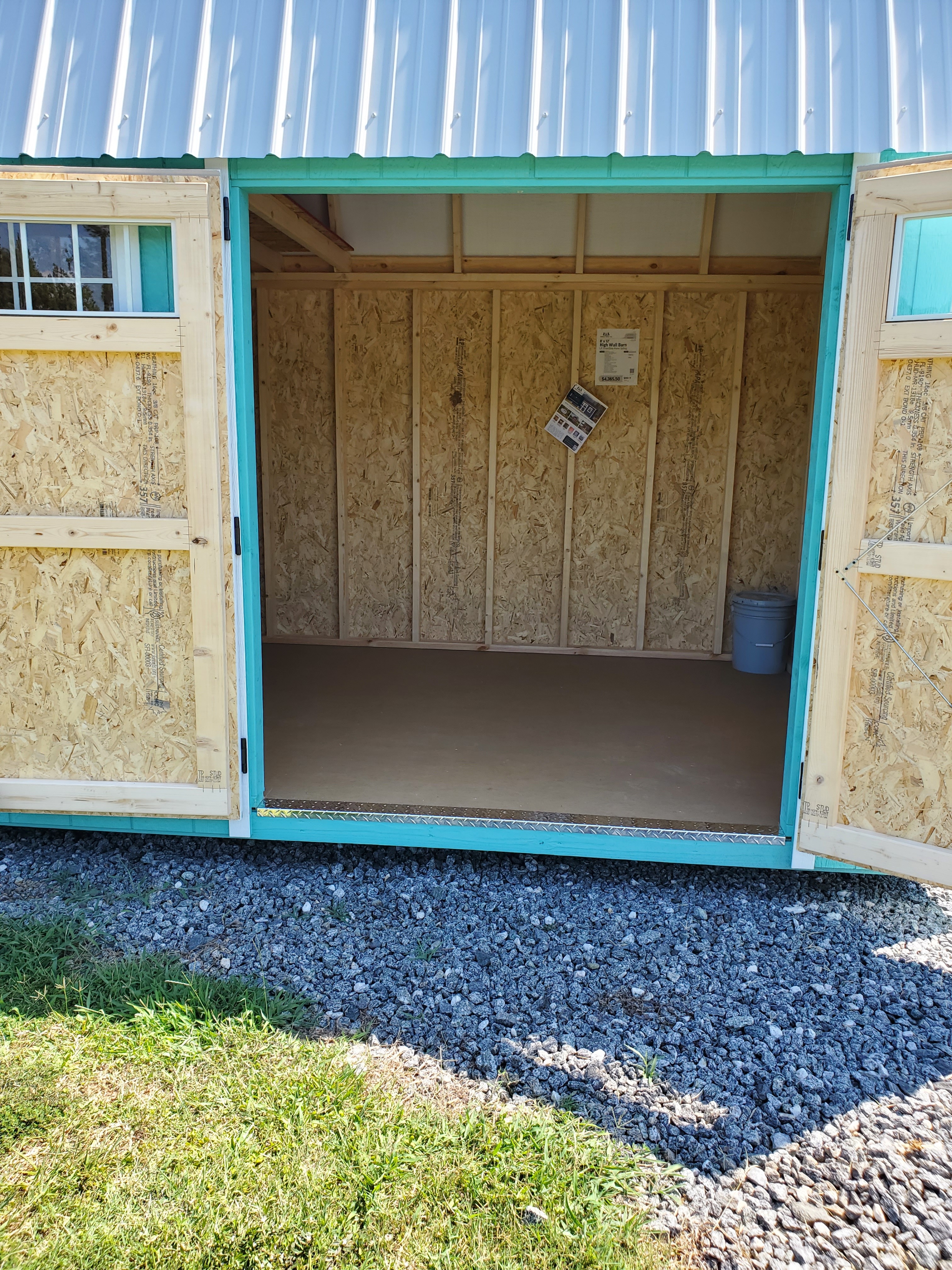 :Image: 8x12 High Wall Barn 2023GC2
