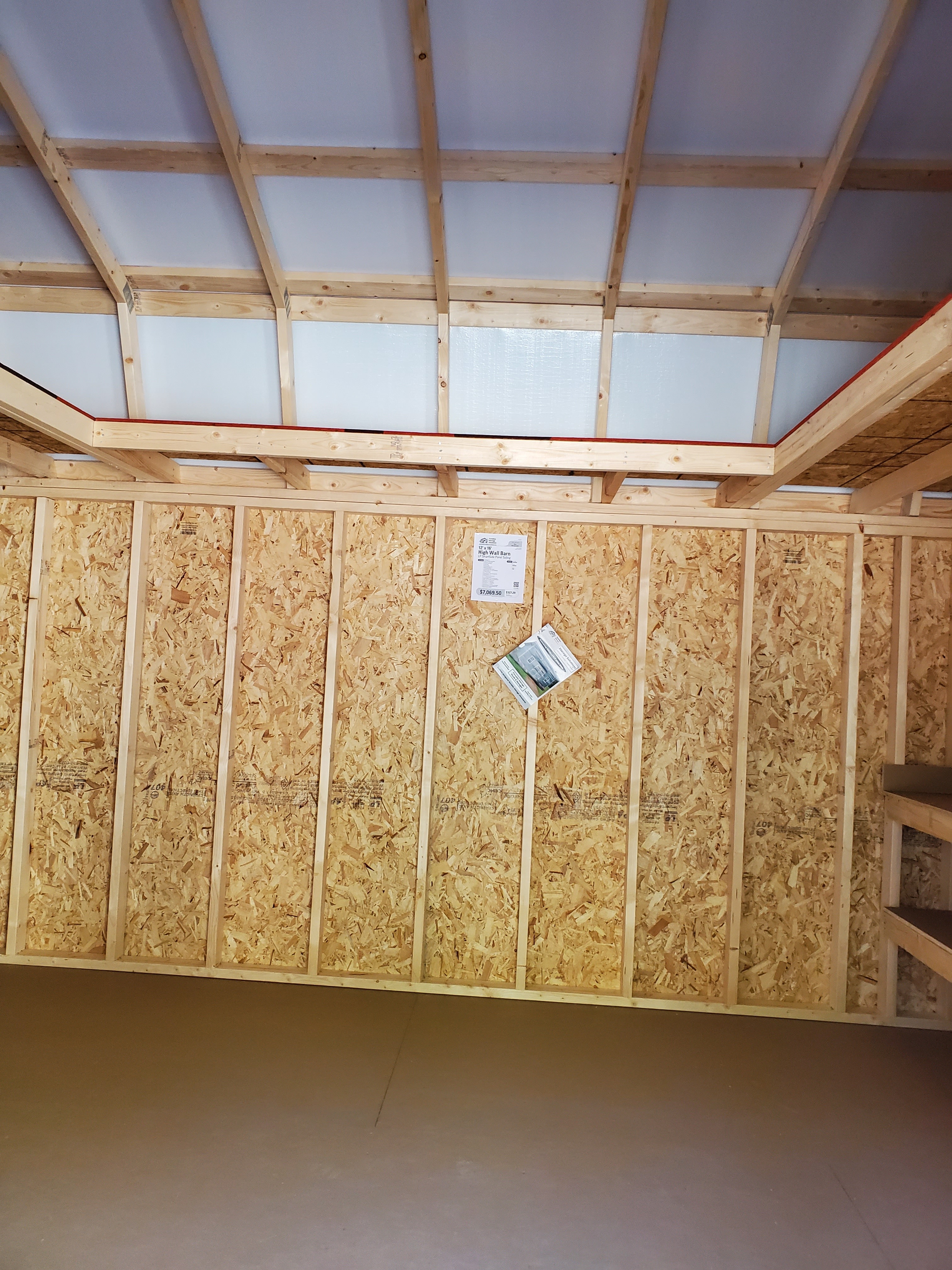 :Image: 12x16 High Wall Barn 2027H4