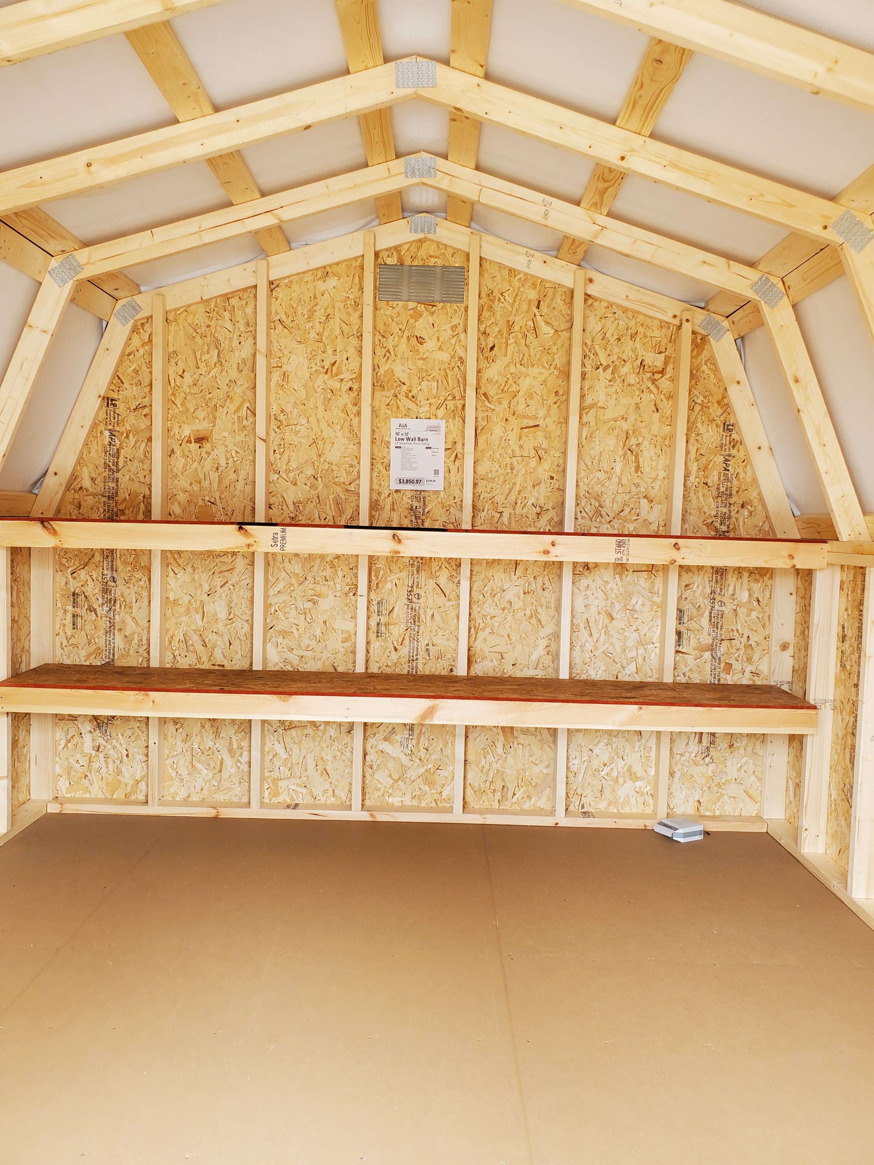 :Image: 10x12 Low Wall Barn 2030GC3