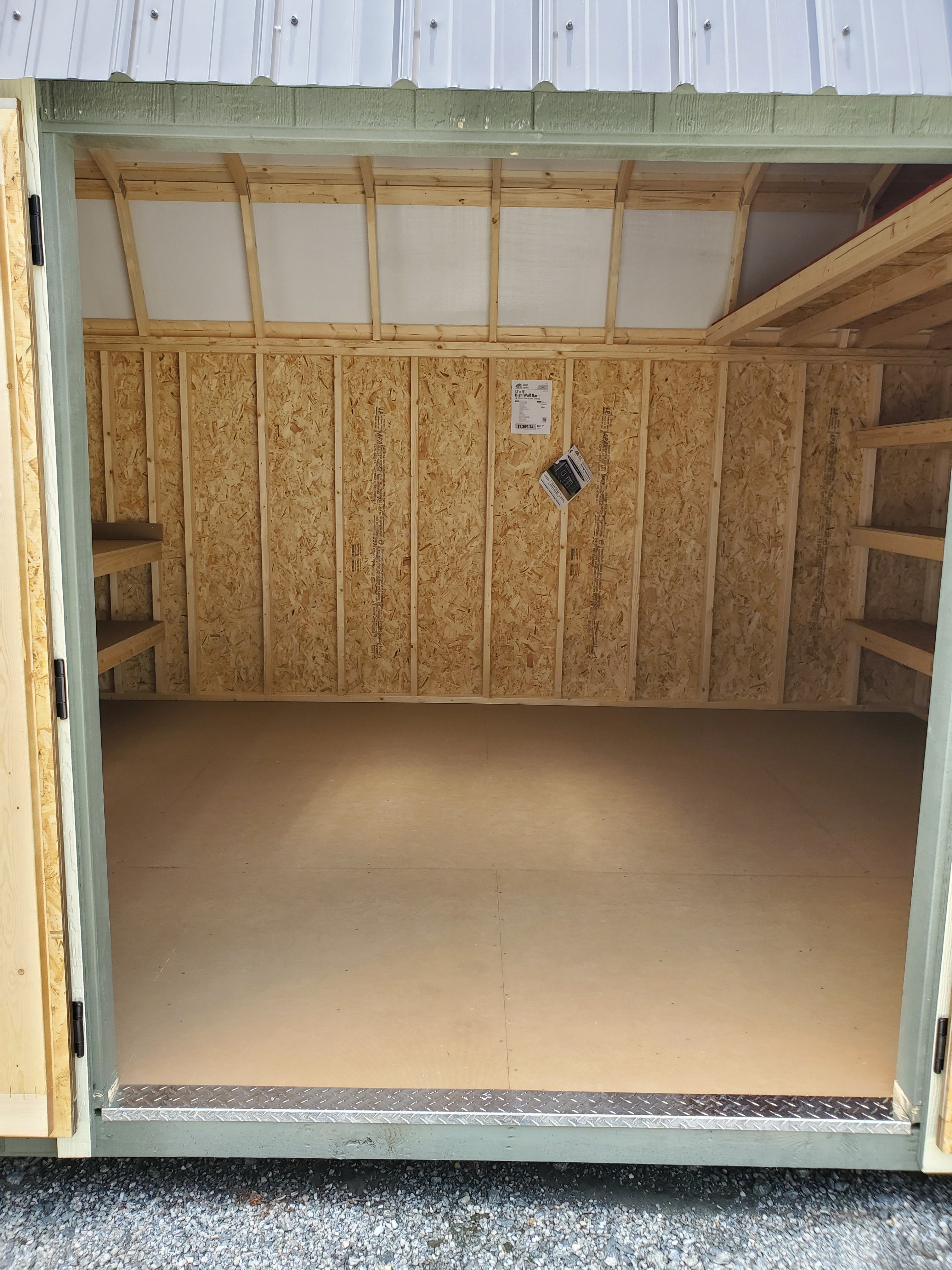 :Image: 12x16 High Wall Barn 2032H2
