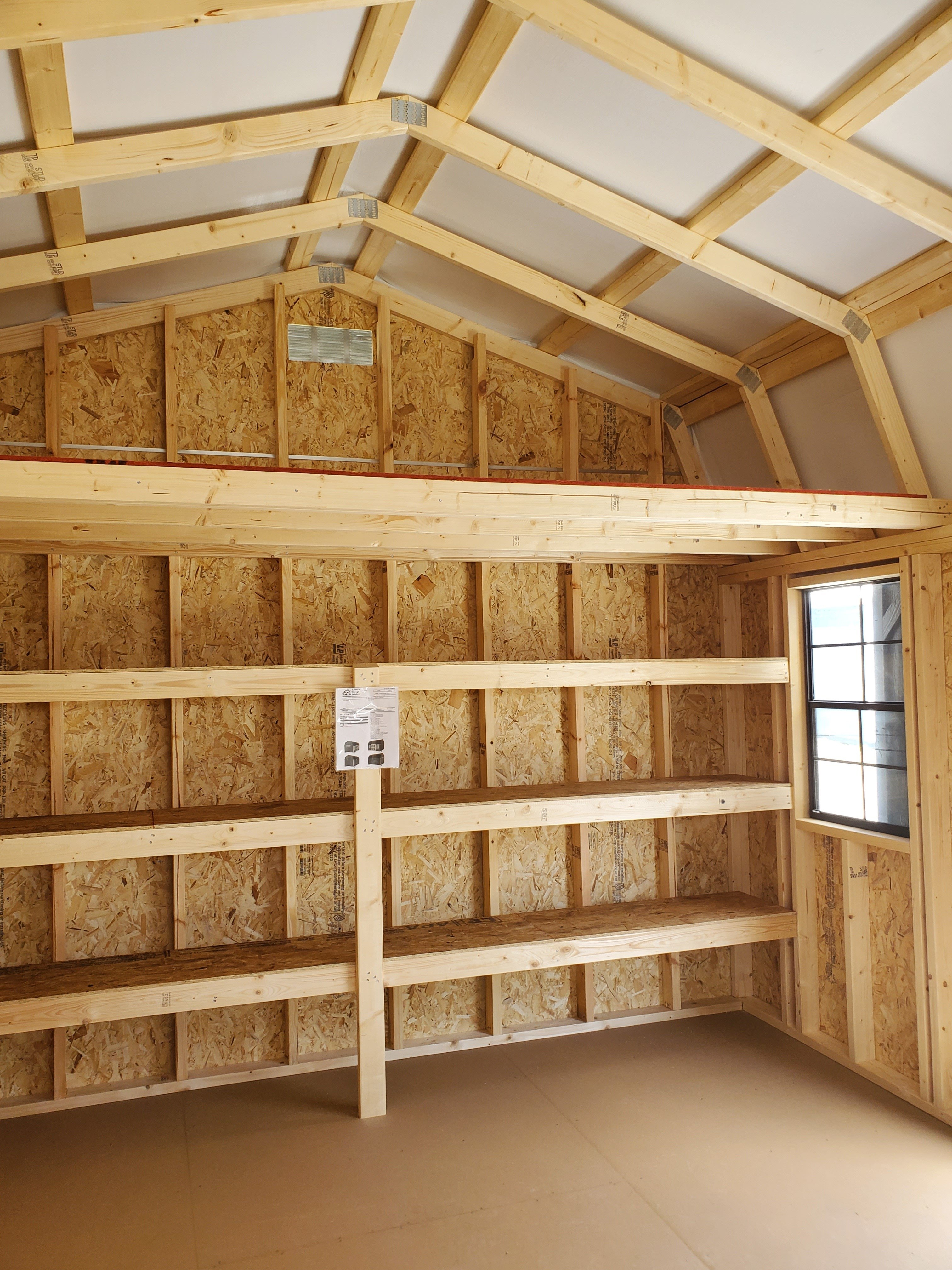 :Image: 12x16 High Wall Barn 2032H4