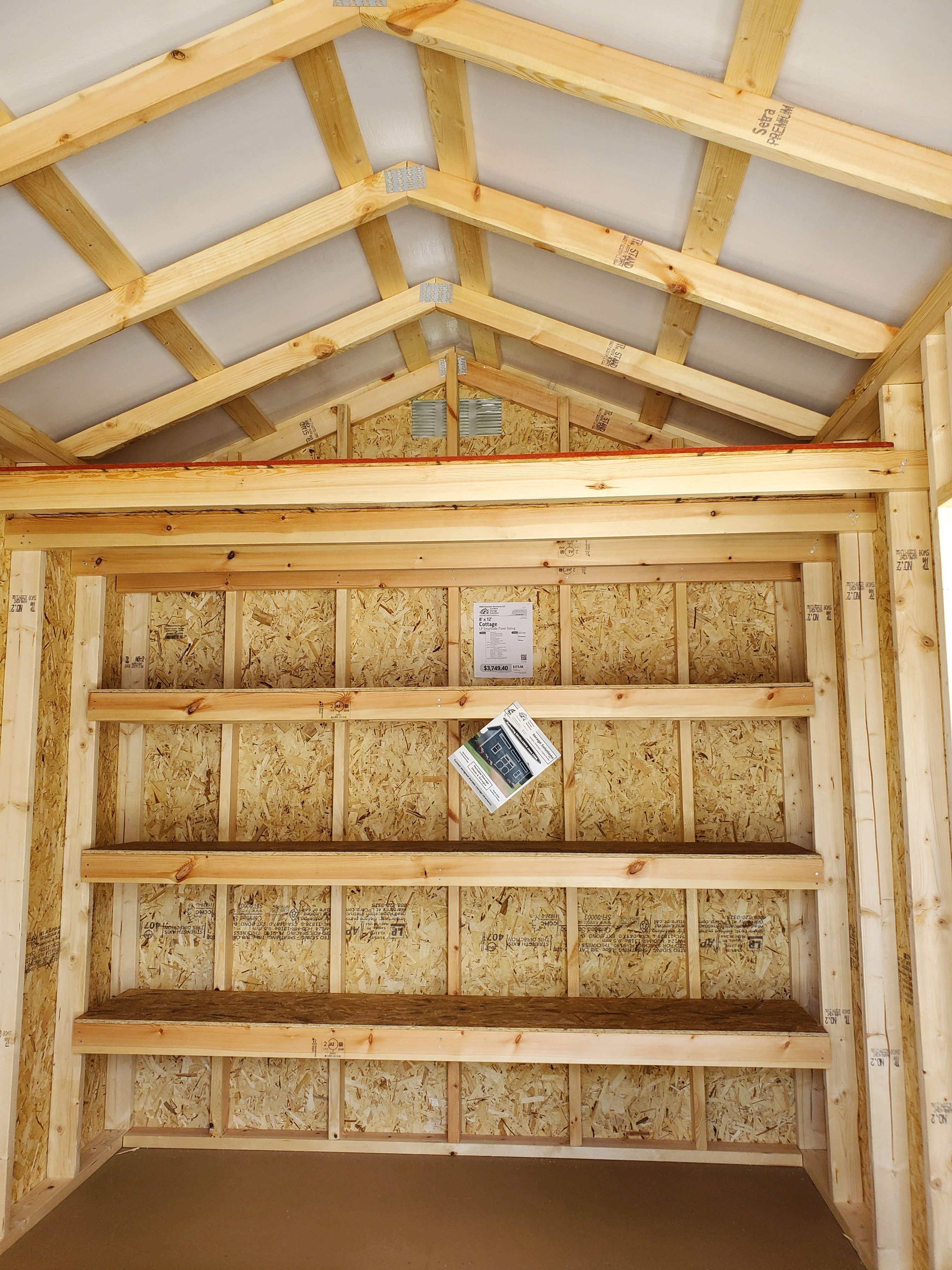 :Image: 8x12 Cottage Shed 2033H2