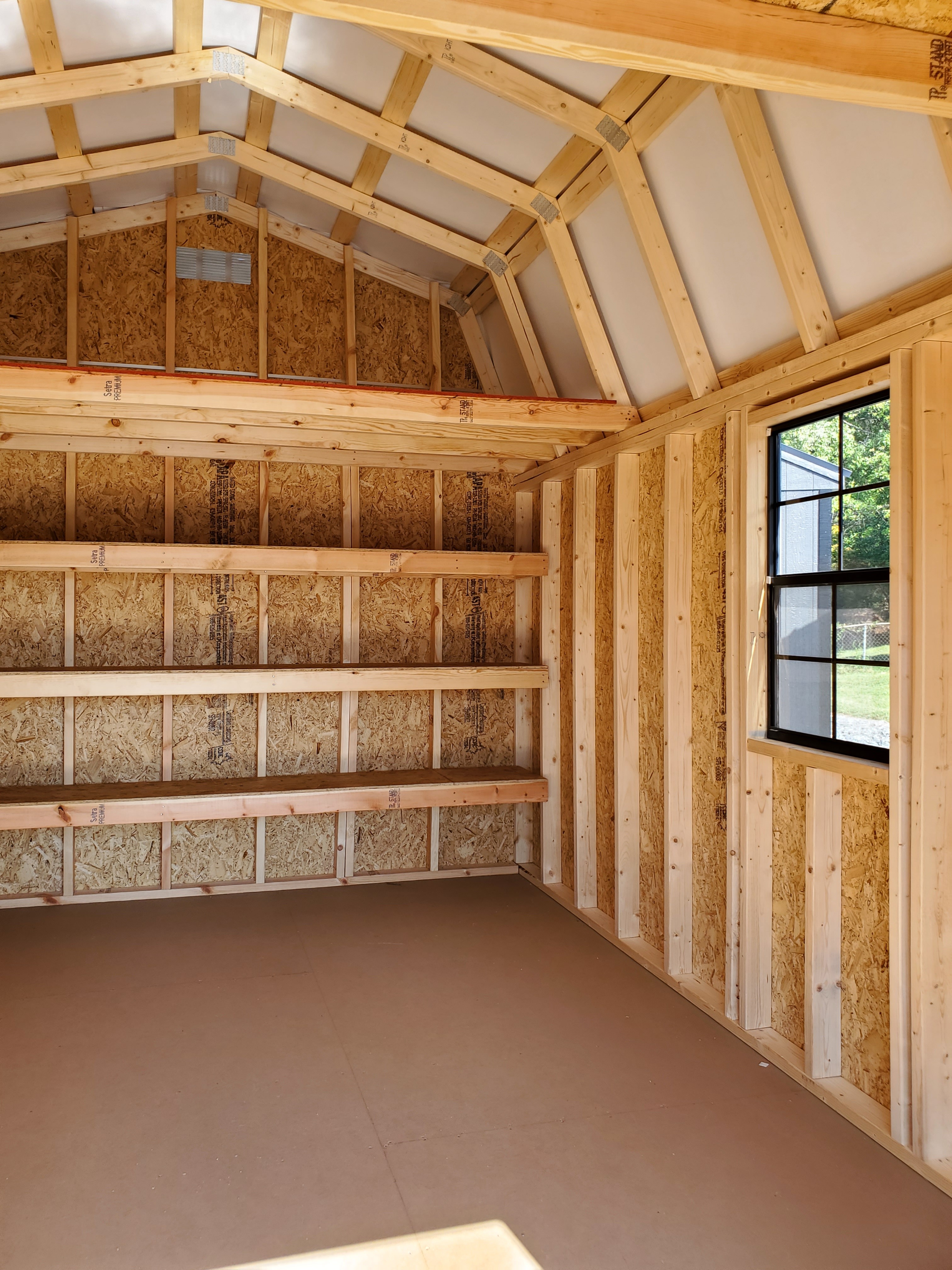 :Image: 10x16 High Wall Barn 2036GC3